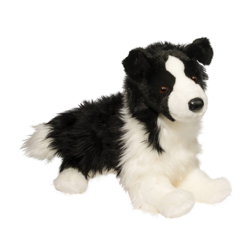 Douglas Chase Border Collie Dog Plush Stuffed Animal