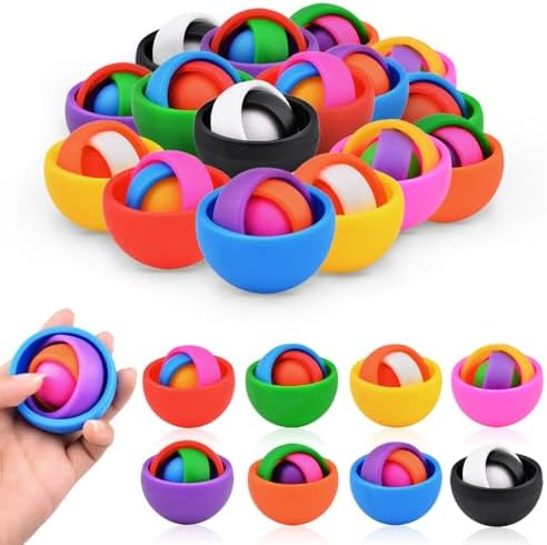 Fidget Toys Adults Pack, Fidget Spinner Set for Kids, Sensory Toys Boys Girls Teens Eaeter Egg Stuffers Party Favors, ADHD Autism Stress Relief Finger Toys, Gift for Kids Adult Birthday