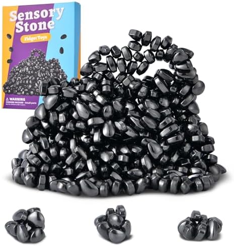1000pcs Fidget Toys for Adults & Teens,Weak Magnetic Putty Black,Stress Relief Sensory Toys for Autism ADHD Anxiety,Desk Fidgets Toys for Office/Adults Gifts