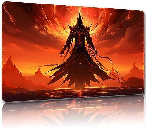 Playmat for MTG, with Free Storage Bags,Game Mat 24 x 14 inches, TCG and Board Game Mat for Cards,Mousepad Desk Mats (Regular,Magic Mat 2)