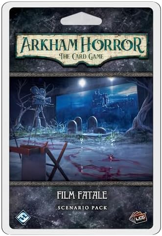 Arkham Horror The Card Game Film Fatale Scenario Pack - Explore Bizarre Film Sets, Cooperative LCG, Ages 14+, 1-4 Players, 1-2 Hr Playtime, Made by Fantasy Flight Games