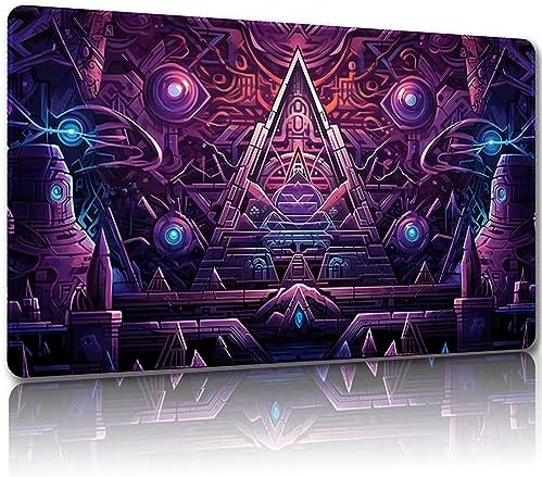 Playmat for MTG, with Free Storage Bags,Game Mat 24 x 14 inches, TCG and Board Game Mat for Cards(Regular,Magic Mat 14)