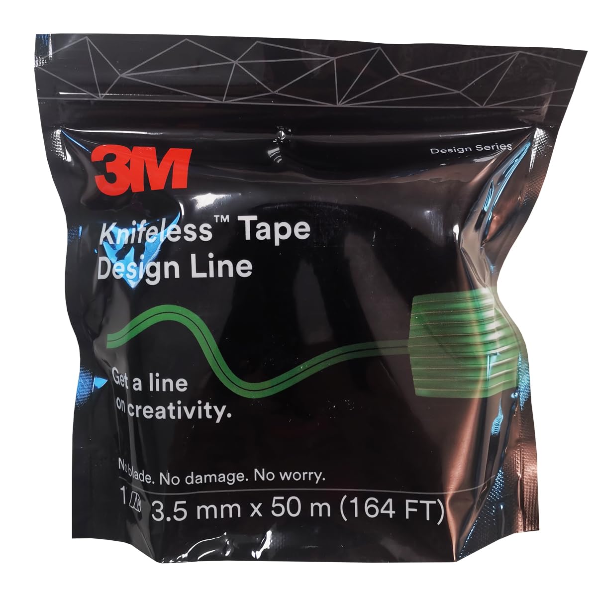 3M Knifeless Tape Design Line KTS-DL1, Green, 3.5 mm x 50 m, 20/Case