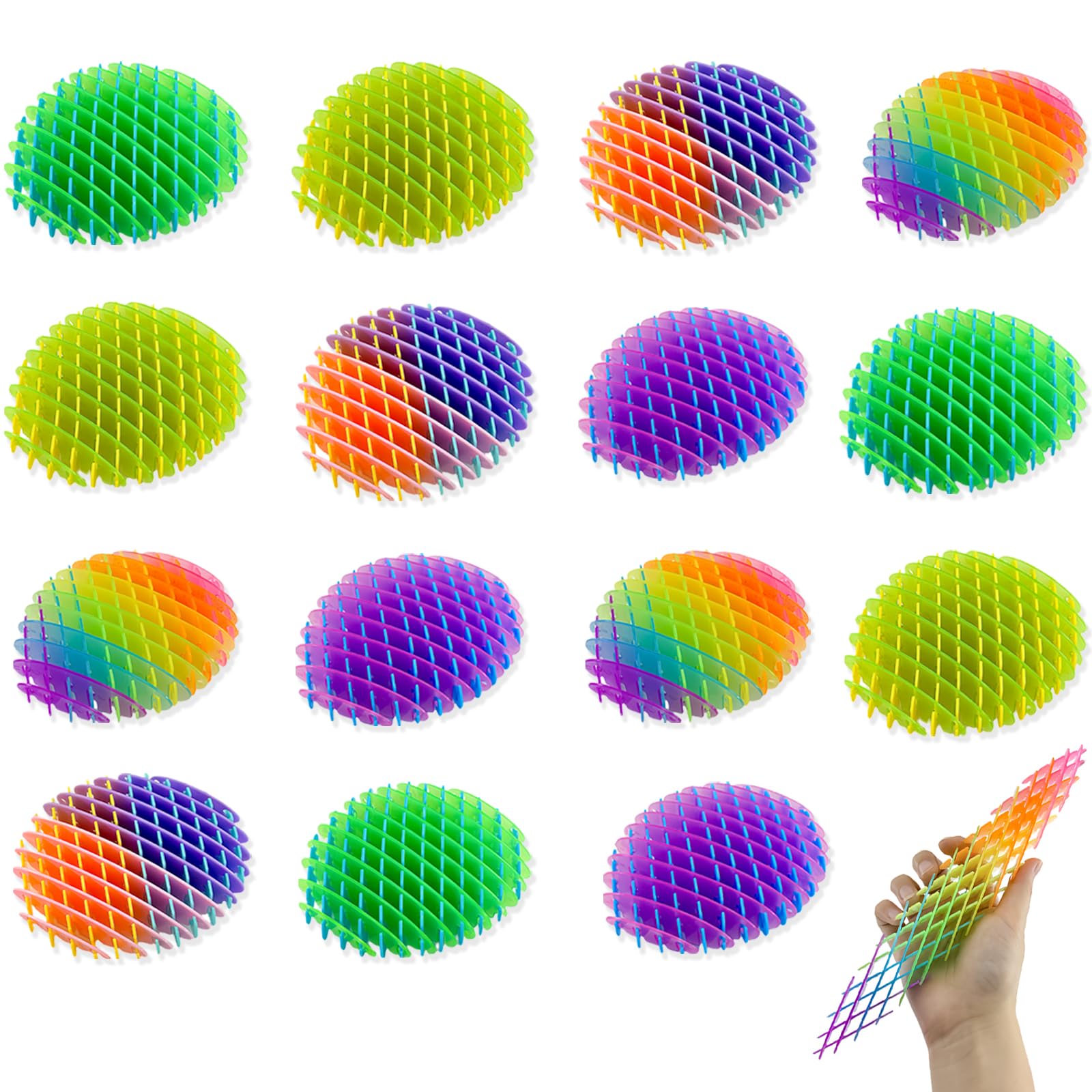 15 Packs Fidget Worm Toy, Worm Fidget Toy, Cute Worm Shaped Ornament, Resistance Fidget Toys Adults Stress Anxiety Relief Toys, Christmas Birthday Classroom Students Gift