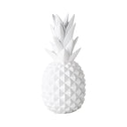shelfmade White Decorative Pineapple - Living Room Table Decoration Made of Resin Polyresin Decorative Pineapple White New Year's Eve & Wedding Decoration Gift - White Decoration Modern - Pineapple