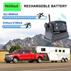iPoster Wireless Reversing Camera Battery Powered Magnetic Base 5" Monitor Split Screen