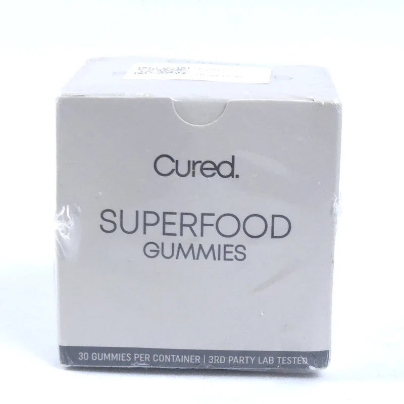 Cured Superfood Gummies 30ct Shilajit Sea Moss Ashwagandha Black Seed Oil