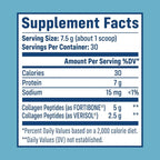 NativePath Bone Health Collagen Peptides, Type 1 & 3 Peptides, with Fortibone and Verisol, 7.9 Ounce, 30 Servings