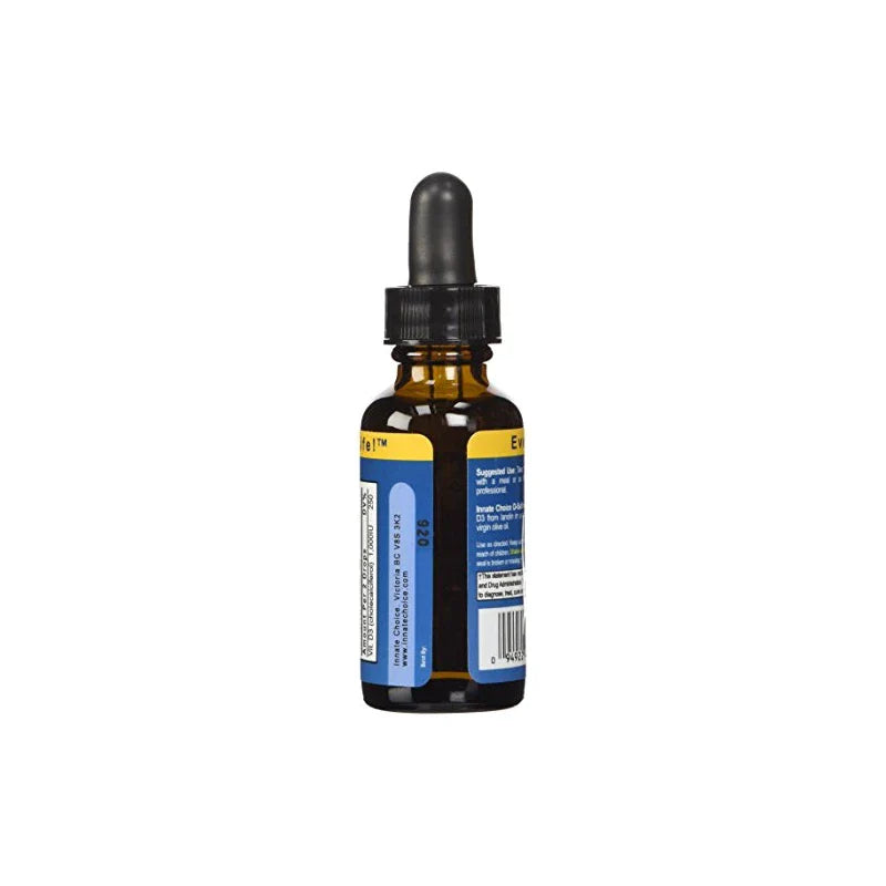 Innate Choice D Sufficiency Liquid Vitamin D3, 1 Fluid Ounce