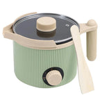 TOAUTO 1.5L Handheld Candle Melting Pot Small Wax Melting Pot with Easy Pour Spout, Two Power Levels, Easy Clean Non-Stick for DIY Crafting Beginner Green/Purple - Color: Green-1.5L