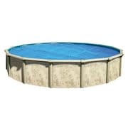 In The Swim 21' Standard Blue Round Solar Pool Cover 8 Mil for Solar Heating Above Ground Pools and Inground Pools