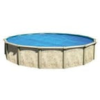 In The Swim 21' Standard Blue Round Solar Pool Cover 8 Mil for Solar Heating Above Ground Pools and Inground Pools