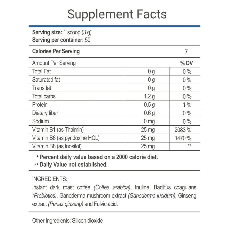 VITALHEALTH NEUROKAFE  With Natural Ingredients