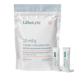 LithoLyte Kidney Health | Water & Beverage Enhancer 10 mEq, Developed by Urologists, 2 Pack (120 Sticks)