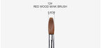 Kolinsky Acrylic Nail Brush Red Wooden Acrylic Nail Brush Professional Salon Acrylic Brush for Nail (12#)