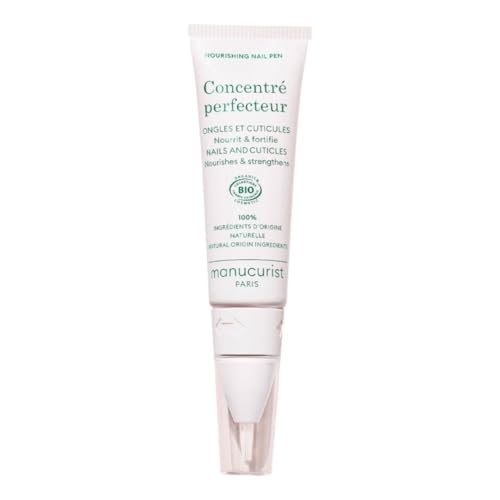 Manucurist Concentré Perfecteur - Nourishing and Fortifying Nail Pen - Vegan & Made in France - 1-in-2 Nail Care Treatment On-the-go: Nail Strengthener & Nail Growth Oil - Nail Strengthener and Growth