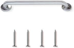 16' Peened Grip Stainless Steel Grab Bars | ADA Safety Bars for Seniors, Handicap, Elderly - Holds Up to 400lbs, For Bathtubs and Showers