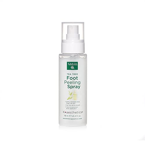 Earth Therapeutics Tea Tree Foot Peeling Spray – Convenient Spray for Buffing Away Calluses – Soothing Botanicals with Australian Tea Tree Oil – Exfoliate Dry Rough Skin