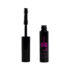 Elizabeth Mott Black Volumizing Smudge-Proof Cruelty Free Lengthening Fiber Mascara Set with Hourglass Wand, Water-Resistant, Safe for Eye Lash Extensions, Travel-friendly, Mini Trio Set, 4 ml x 3