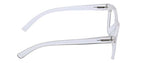 Peepers by PeeperSpecs Women's to The Max Square Blue Light Blocking Reading Glasses, Clear, 49 + 2