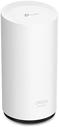 TP-Link Deco Outdoor Mesh WiFi (Deco X50-Outdoor), AX3000 Dual Band WiFi 6 Mesh, 2 Gigabit PoE Ports, 802.3at PoE+,Weatherproof, Works with All Deco Mesh WiFi, Pole/Wall/Tabletop Mount Options,1-Pack