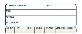 Tops TC3705 Sales Order Book 3-Part 3-11/16-Inch x7-3/16-Inch 50/Book