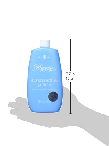 W. J. Hagerty Hagerty 10120 Silversmiths' Silver Polish, 12 Ounces, 12 Fl Oz (Pack of 1), Blue