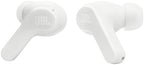 JBL Vibe Beam - True Wireless JBL Deep Bass Sound Earbuds, Bluetooth 5.2, Water & Dust Resistant, Hands-free call with VoiceAware, Up to 32 hours of battery life (White)