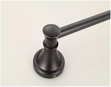 Towel Rails Solid Brass Towel Rack with Bar for Bathroom Shelf Wall Mounted, Oil Rubbed Bronze, 61.5 cm/Toilet Brush Set (Color : Toilet Brush Set) (Single Towel Rail b)