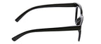 Peepers by PeeperSpecs Women's to The Max Square Blue Light Blocking Reading Glasses, Black, 49 + 1.5