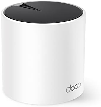 TP-Link Deco X55 AX3000 WiFi 6 Mesh System - Covers up to 2500 Sq.Ft., Replaces Wireless Router and Extender, 3 Gigabit Ports, Supports Ethernet Backhaul, Deco X55(1-Pack)