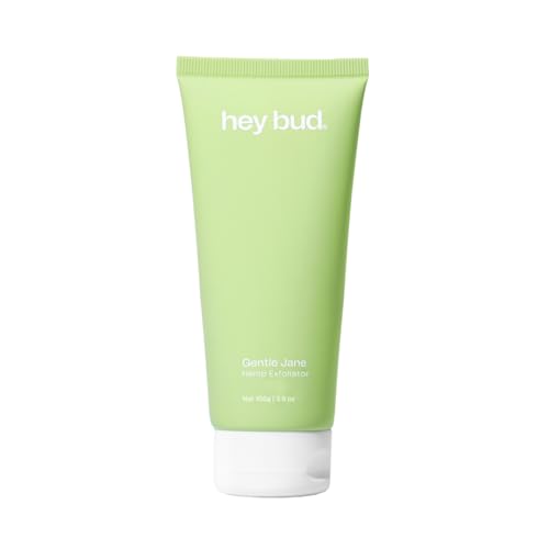 Hey Bud Skincare Gentle Jane, Hemp Exfoliator, Gently Smooths and Refines Skin, Vegan and Cruelty Free (3.52 oz)