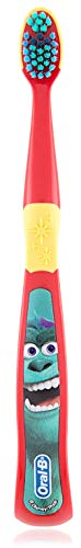 Oral-B Kids Manual Toothbrush, Monsters Characters, for Children and Toddlers 3+, Extra Soft Bristles - Pack of 6 (Characters Vary)