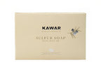 KAWAR Dead Sea Sulfur Soap with Olive Oil, Relief Skin Conditions Such as Acne, Psoriasis, Eczema & Blackheads, for Oily to Normal Skin, Vegan Soap Bar for Men & Women, 4.2 oz