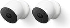 Google Nest Cam Outdoor or Indoor, Battery - 2nd Generation - 2 Count (Pack of 1) (Renewed)