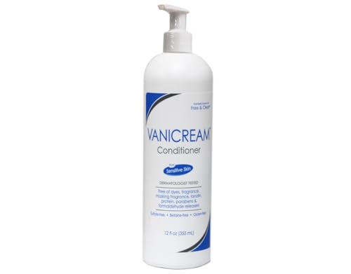 Vanicream Hair Conditioner, Unscented 12 Oz. (Pack of 3)