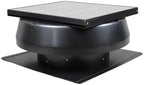 iLIVING HYBRID Ready Smart Thermostat Solar Roof Attic Exhaust Fan, 14", 40-Watt, 1150 CFM, Cools up to 2900 Sq.Ft. Coverage Area, Black