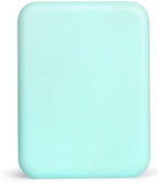 wobsion Small Mirror with Lights,LED Compact Makeup Mirror,1x/3x Mini Travel Mirror with Magnification,Portable Hand Held Mirror for Purse,Pocket,Gifts for Girls,Cyan