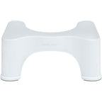 Squatty Potty The Original Bathroom Toilet Stool Height, White, 9 Inch (Pack of 1)