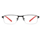 Foster Grant IRONMAN Men's Expedition Rectangular Reading Glasses, BLACK, 1.5x