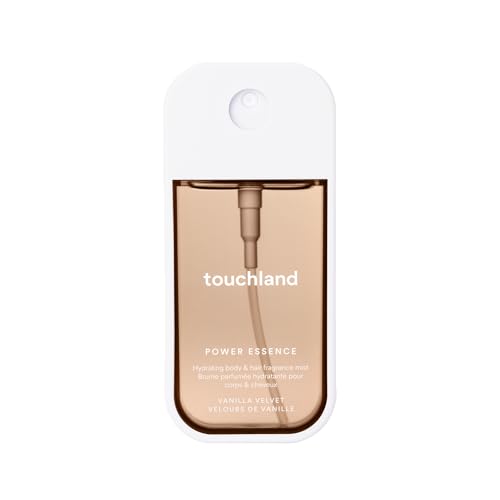 Touchland Hydrating Body & Hair Fragrance Mist, Cashmere Woods, 2 FL. OZ. Travel Size Body Spray