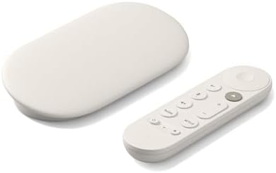 Google TV Streamer 4K - Fast Streaming Entertainment on Your TV with Voice Search Remote - Watch Movies, Shows, Live TV, and Netflix in 4K HDR - Smart Home Control - 32 GB of Storage - Porcelain