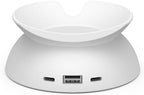 Made for Amazon Stand with USB-C and USB-A Charging Ports for Echo Spot (2024 Release)
