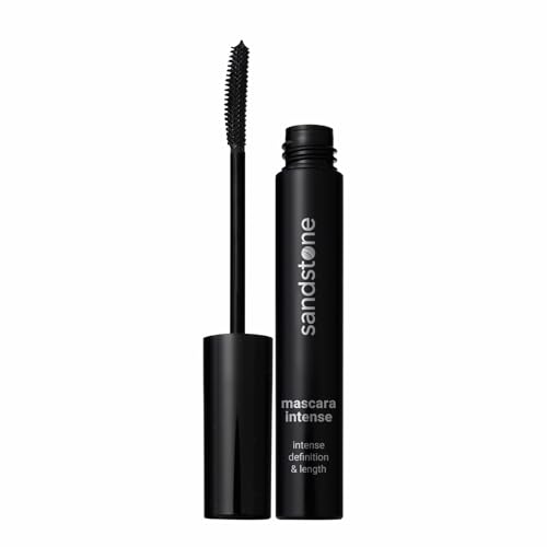 Hypoallergenic Mascara Sensitive Eyes - Smudge-Proof, Sweatproof, Lengthening Mascara with amazing separation of the lashes - Vegan, Non Toxic Mascara Black