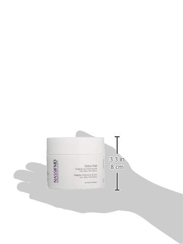 NassifMD Exfoliating Detox Pads | Surgeon-Created AHA/BHA Facial Pads for Deep Cleansing, Smoother Texture & Glowing Skin | Reduces Pores, Firms, Brightens