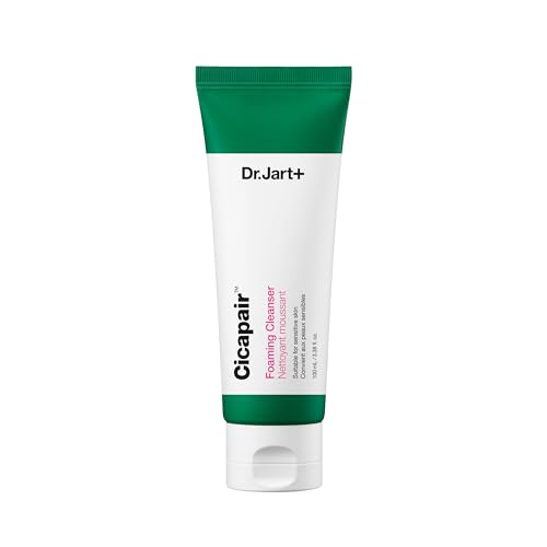 Dr.Jart+ Cicapair™ Foaming Face Wash Cleanser with Centella Asiatica | Korean Skin Care, 3.38 Fl Oz