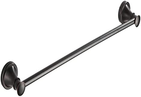 Towel Rails Solid Brass Towel Rack with Bar for Bathroom Shelf Wall Mounted, Oil Rubbed Bronze, 61.5 cm/Toilet Brush Set (Color : Toilet Brush Set) (Single Towel Rail b)