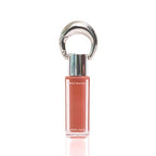 ENTROPY Makeup 2-in-1 Charm Shiny Glowy Lip & Cheek Gloss Tint Keychain, High Pigment Long Lasting Lip Color & Plumping Gloss, C2 Water Rose Charm