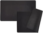 Okuna Outpost Trading Card Playmat 2-Pack - Rubber-Backed Gaming Surface for Tabletop Use - Sports Card Mat (24 x 14 Inch, Black)