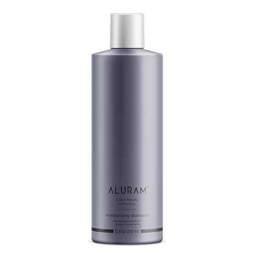 ALURAM Coconut Water Moisturizing Shampoo for Men and Women, Clean Hydration and Shine for Medium to Coarse Textured Hair, 12 Fl Oz